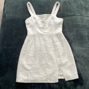 Abercrombie & Fitch White Tweed Dress (S)